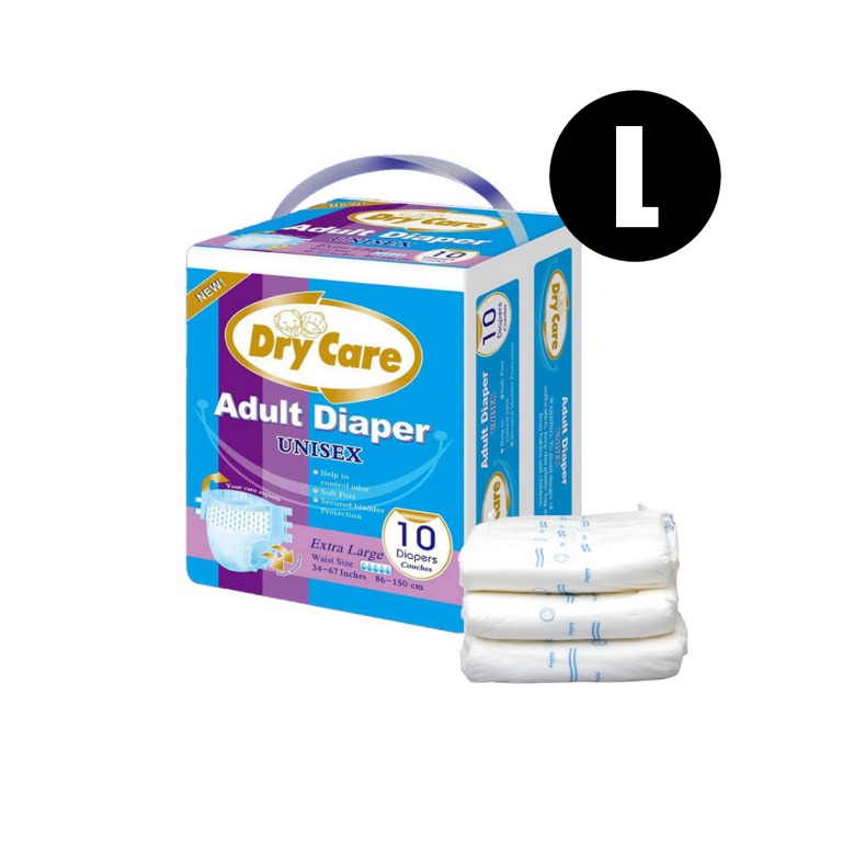 Dry Care UniSex 成人紙尿片(L Size) 批發
