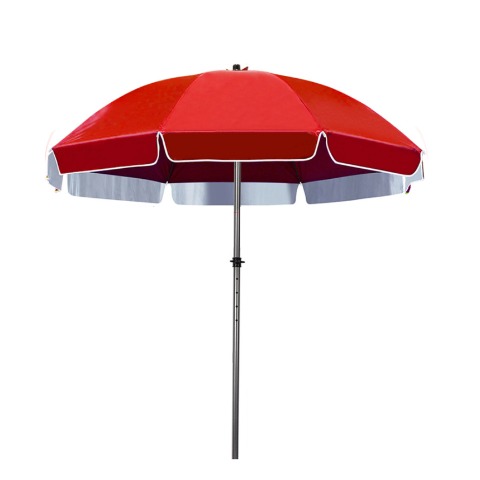 2.4米沙灘大陽傘(藍色/紅色/彩色) 批發